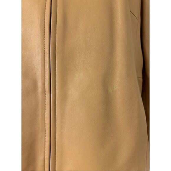 Talbots Tan Leather Jacket - Picture 10 of 10